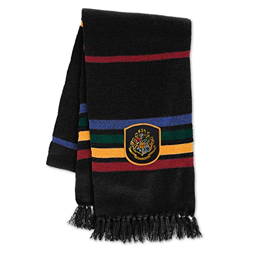 Preisvergleich Produktbild Harry Potter Damen Herren Hogwarts Schal 170cm Elbenwald schwarz