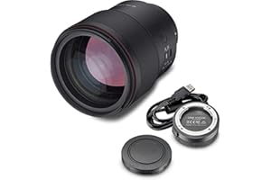 Samyang AF 135mm F1,8 FE für Sony E + Samyang Lens Station – Autofokus Vollformat & APS-C Teleobjektiv, lichtstarke Festbrennweite für Sony Kamera mit E Mount + Docking-Station für System Update