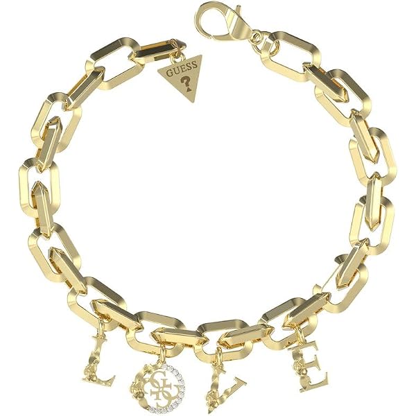 GUESS Bracciale Uomo/Donna JUBB04251JWYGS - Collezione Hashtag, Design Moderno, Regalo Ideale