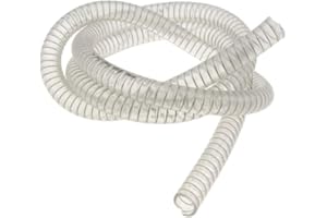 MOTOFORCE Refroidissement Tuyau Moto Force, Transparent, avec Spirale en Acier, D = 15 x 22 mm, 1 mètre (pour MINARELLI Moteur)