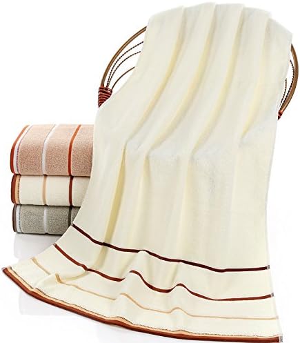 Suhang bath towel Pure Cotton 3 Multimedia Towels Soft Absorbent Cotton Waffle Bathrobes Couples Face Towels, Multimedia Towels ,140X70Cm White