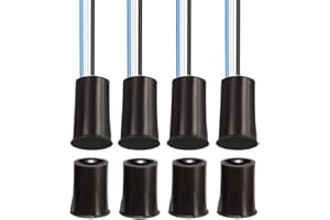 Gebildet 4pcs Câblage Commutateur Magnétique Noir NO/NC Capteur Porte Encastré Interrupteur à Lames Contact de Fenêtre Cachée pour le Contrôle D'accès Remplacer le Système D'alarme