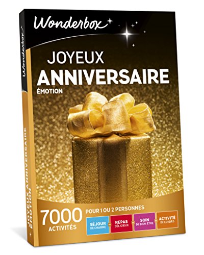 Wonderbox - Coffret cadeau - JOYEUX ANNI...