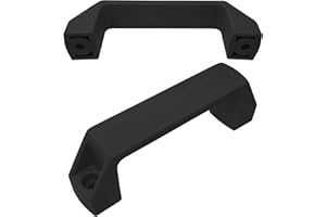 cyclingcolors 2x Maniglia maniglie porta armadio plastica 130 mm uso industriale macchinari, nero