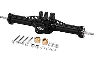 INJORA Assale Posteriore +4mm Esteso Alluminio CNC ASSE per TRX4M Upgrade 1/18 RC Crawler
