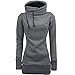 Produktbild i-uend 2019 Damen Mantel - Winter Herbst Winter Mit Kapuze Sweatshirt Solide Lose Lange Ärmel Mode Oberteile T-Shirt mit Tasche Spielraum