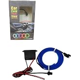 TRENDLIFEOTO Araba Ara&ccedil; I&ccedil;i Torpido Ledi Ip Neon Ip Led El Wire 2 Metre Mavi