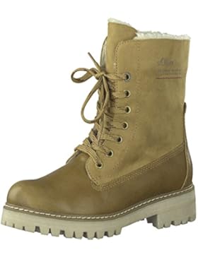 s.Oliver 5-5-26222-29 Modischer Damen Stiefel, Winterstiefel, warm gefüttert, Biker Boot