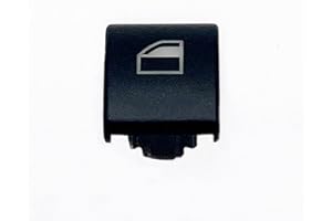 AGZ Botón Elevalunas Compatible con BMW Serie 3 E46 X3 X7 (1997-2007) Delantero, Trasero, Derecho, Izquierdo (Ambos Lados) 61316902184 Tecla - Interruptor Ventanillas (1 Unidad) Negro
