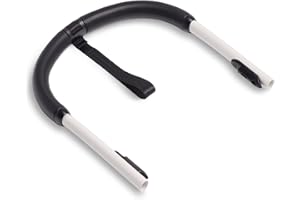 BABYZEN YOYO Handlebar, White - Ultra Tear-Resistant, Faux-Leather Coating - Includes Tether Strap - Compatible with YOYO2 & YOYO+ Pushchairs