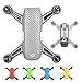Produktbild DJI Spark Decal Schützende Carbon Fiber Sticker Skin Cover Wasserdichte Sticker Wrap für DJI Spark Ersatzteile -Silver + White