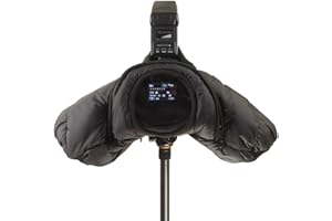 CamRebel Water-Resistant Rain Cover Sleeve for DSLR Cameras Black