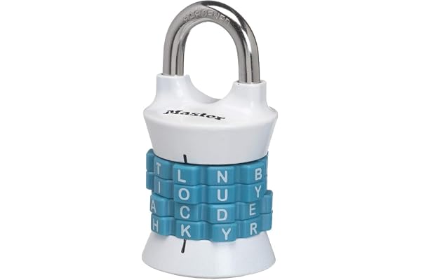 Master Lock Vertikal återställbar ordkombination hänglås, 1535DWD