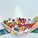 Demiawaking Multi-Purpose High Quality Mesh Storage Net Corner Hammock Toy Organizer Holder for Stuffed Animals Baby Kids All kinds of Toys (180*120*120cm)