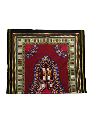 Lofbaz Unisex Traditionelles Afrikanisches Dashiki Kunstdruck Stoff - 3
