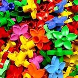 LEGO Duplo - 5 Blumenteile zuf�llig gemischt Blume Bl�te Pflanze - Bausteine gebraucht