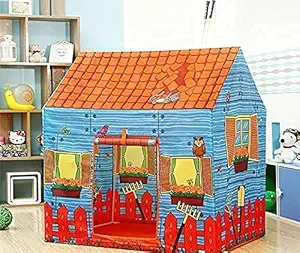 OXOUR Doll House Jumbo Size Extremely Light Weight , Water and Fire Proof Kids Play Tent House for 10 Year Old Girls and Boys (Doll House Tent) (Farm House)