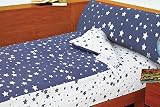 Saco Nórdico Estrellas DENIM STAR (Azul, para cama de 90x190/200)