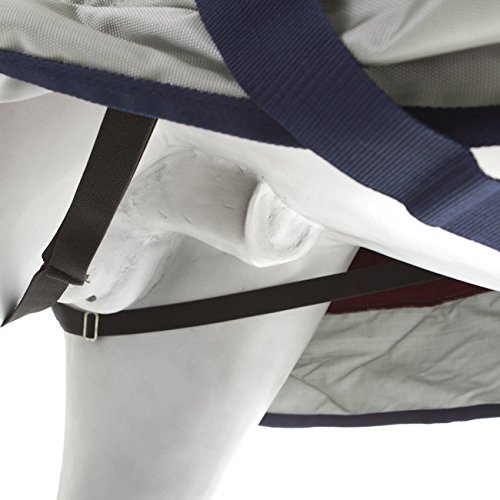 BUCAS Outdoor Pferdedecke POWER TURNOUT CLASSIC, silberfarbend, 155 - 9