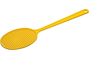 Fackelmann Mini Fliegenklatsche – 25 cm, kompakt und effizient, Farbe Nicht frei wälbar sondern nach Verfügbarkeit (Rot, Gelb, Grün, Blau), für effektive Insektenbekämpfung, Made in Germany