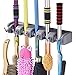 Produktbild Besenhalter Bamyko Besen Mop Halter mit 5 Position und 6 Haken Wandhalter für Küche Badezimmer Garage Organisation Speichersysteme