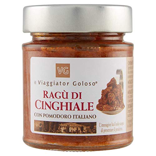 Il Viaggiator Goloso Ragu' di Cinghiale con Pomodoro Italiano - 145 g