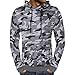 Produktbild Btruely Herren Pullover Camouflage, Langarmshirt Winter Outwear Warme Kapuzenpullover Hooded Sweatshirt mit Kapuze T-Shirt Patchwork Strickjacke
