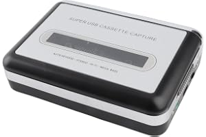 USB-kassett till MP3-omvandlare, kassettomvandlare bärbar digital bandspelare fångar stereoljudskassett/tejp till PC MP3-omkopplaromvandlare med hörlurar