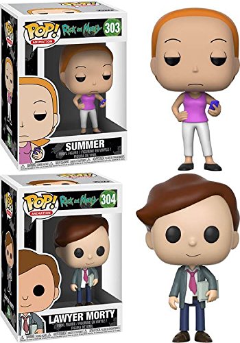 Funko POP! Rick & Morty: Summer + Lawyer Morty – Stylized Vinyl Figu