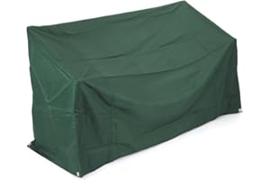 Trueshopping Weatherproof Garden Furniture Bench Cover - 3 Seater Outdoor Heavy Duty Protective Polyester Cover - Waterproof, UV Protective, Windproof, Snow and Dirtproof