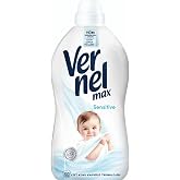 Vernel Max Sensitive Alerjik Ciltler i&ccedil;in Boya İ&ccedil;ermeyen 60 Yıkama Konsantre &Ccedil;amaşır Yumuşatıcısı (1 x 1440 mL)