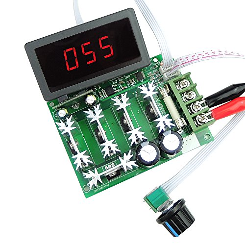 uniquegoods Digital Display Treiber Bedienelemente 12 V - 80 VDC 30 A PWM Variable Speed Regulator DC Motor Speed Controller Module
