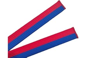 Pandiui23 Cinturón Profesional de Taekwondo Karate Judo Doble Envoltura Artes Marciales Raya Cinturón Deportivo