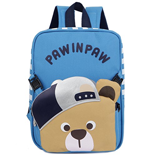 AnKoee Sac à Dos Enfant Maternelle Sac Bébé Garçon Fille Sac Multifonctionnel (Bleu)