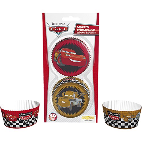 DEKOBACK 01-14-00781 Muffinförmchen Disney Pixar Cars, 50 stück