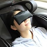 Jasmine Silk 100% Pure Silk Soft Lavender Aromatherapy Eye Pillow - Black