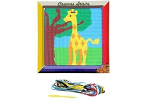 DISTRIFIL Kit Canevas Enfant gros trous Girafe - Ref 212
