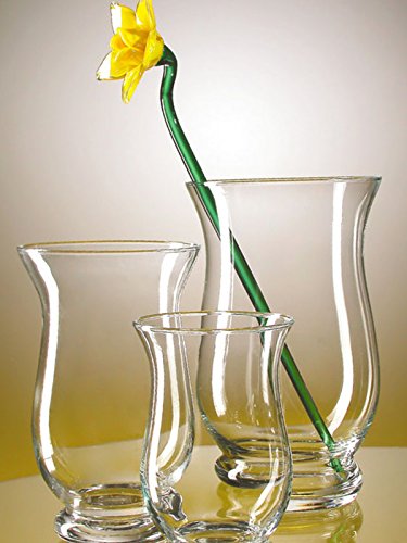 Vase große klare Glasvase klassische übergroße XXL Bodenvase mit großer Öffnung 22 cm, Höhe 55 cm, Mundgeblasen Oberstdorfer Glashütte - 2