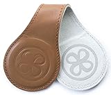 2 Stk Cloby Swaddle Magnet Clips Leather 2 Farbig Rückseite Canvas Grau Fixiert Ihren Sonnenschutz am Kinderwagen
