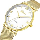 Uhren Herren Wasserdicht Sport Analog Digital Militär Armee Sport Mode Männer Klassische heiße Luxus-Frauen-Edelstahl-analoge Quarz-analoge Armbanduhr (A)