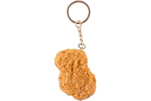 Panda Loco Realistic Chicken Nugget | Novelty Funny Gag Joke Keyring Key Chain Fast Food