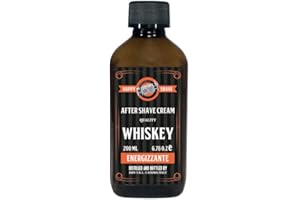 LIARMINOO Happy Hour Whiskey Barber energetische After Shave Creme - Made in Italien - 200 ml