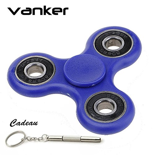 ADHD Stress Reduction Anxiety Autism Fidget Tri Spinner EDC Toy Adult Blue Child ADHD Stress Reduction Anxiety Autism Fidget Tri Spinner EDC Toy Adult Blue Child