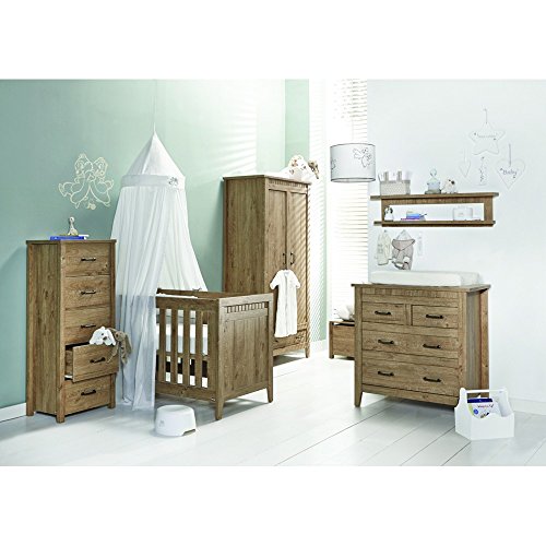 Babystyle Chateaux by Charnwood 4 Piece Furniture Set - Oak