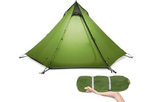 Tenda Da Campeggio Ultraleggera KIKILIVE LanShan - 1-2 Persone, Impermeabile, In Nylon, Per Trekking