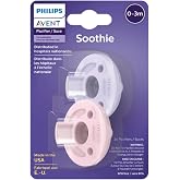 Philips Avent Soothie Pacifier, 0-3 Months, Pink/Purple - by Philips AVENT