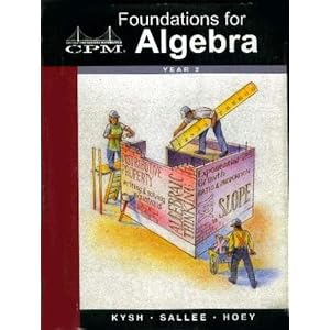 Cpm 'foundations for Algebra Year 2