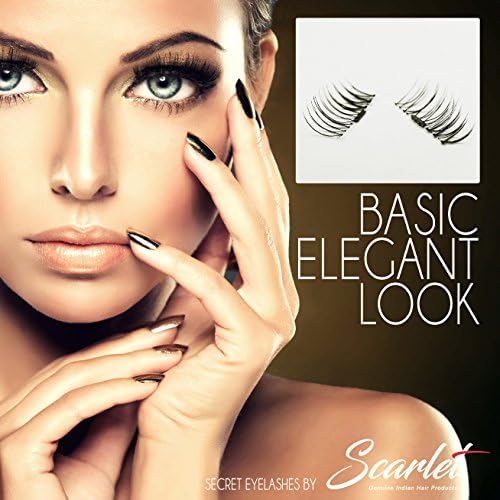Magnetic False Eyelashes, Ultra-Thin, Reusable,GLUE FREE (Magnetic Eyelashes) Elegant Look