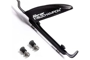 VeloChampion 3K Lightweight Carbon Fibre Bicycle Water Bottle Cage with Bolts Included - High Tensile Strength and Lightweight. Ideal for Cycling or Triathlons