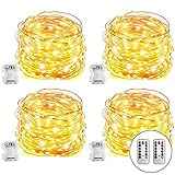 8 Modi & Fernbedienung: 8 Beleuchtungsmodi verfügbar, mit Fernbedienung sowie der Taste die Modi einzustellen. HINWEISE: mit einer Fernbedienung kann man mehrere solche Lichterkette gleichzeitig einstellen.